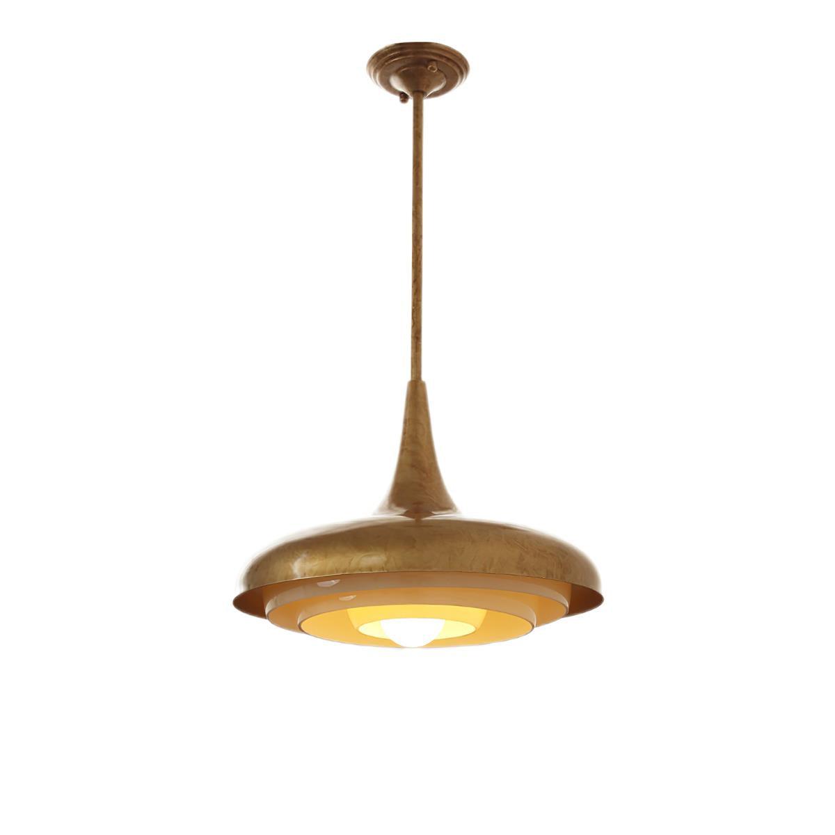 Vioce Suspension en Verre Mid-Century Moderne