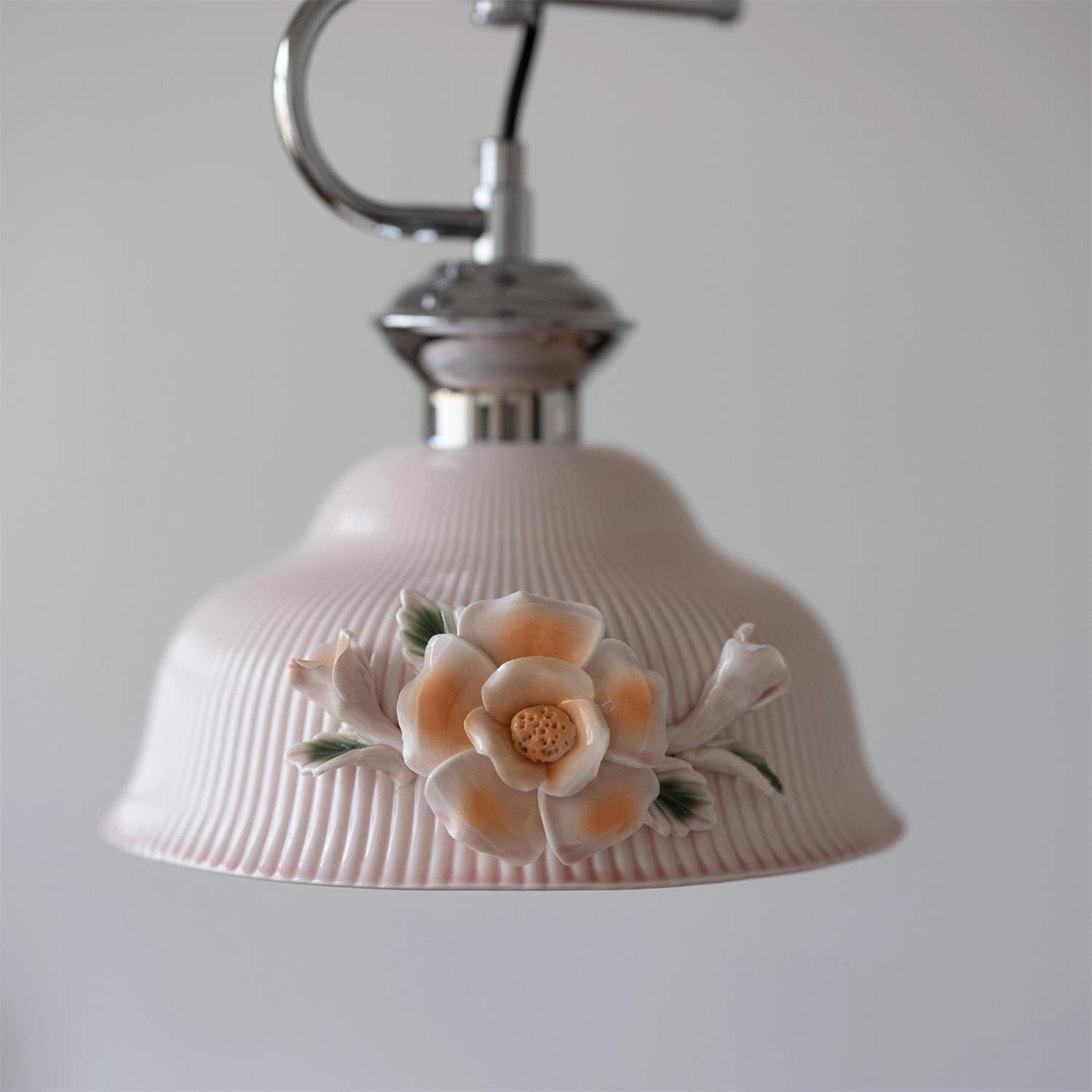 Camellia Suspension Céramique Vintage