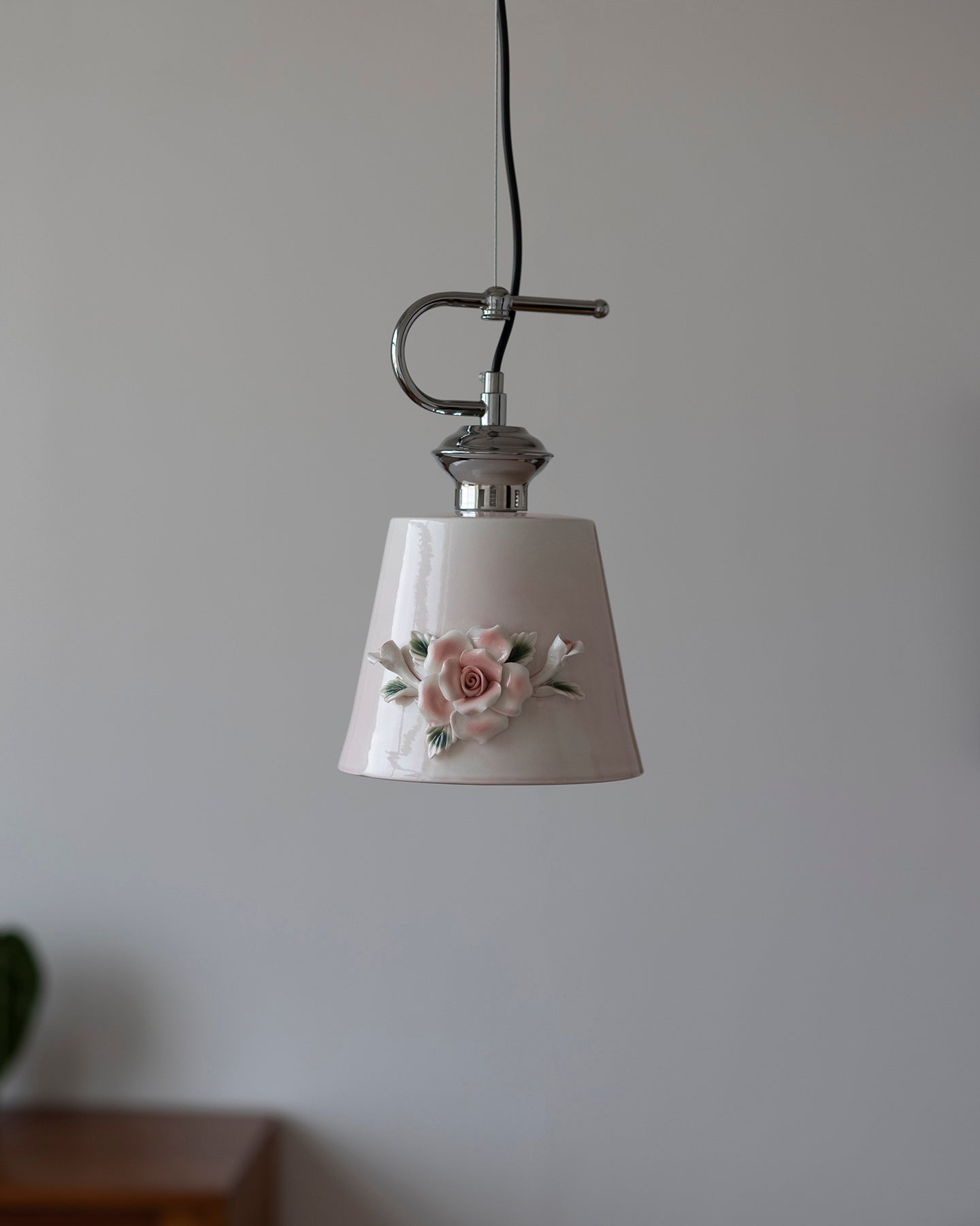 Camellia Suspension Céramique Vintage