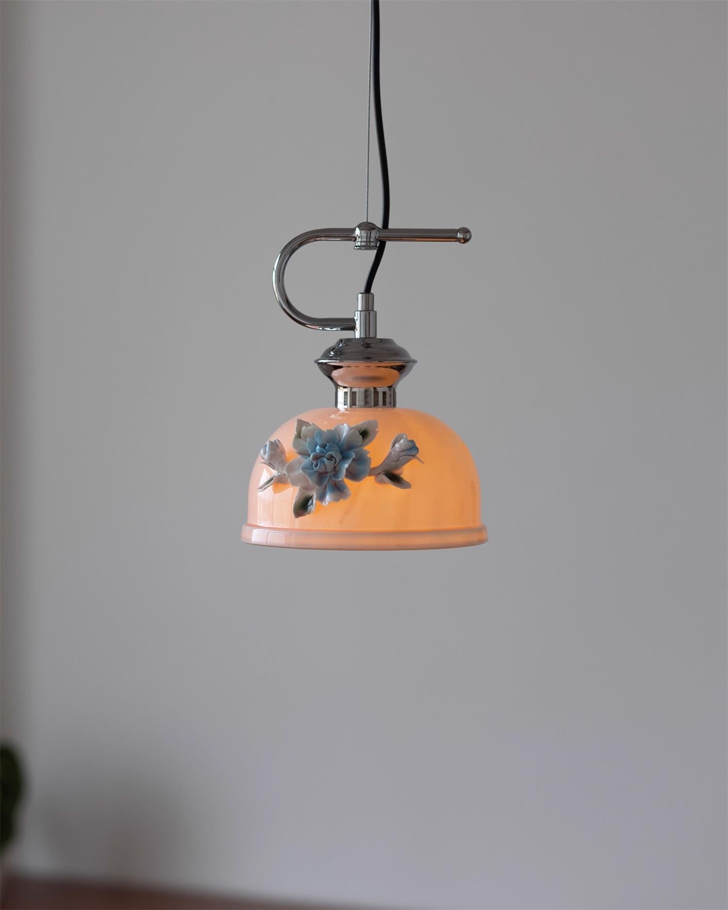 Camellia Suspension Céramique Vintage
