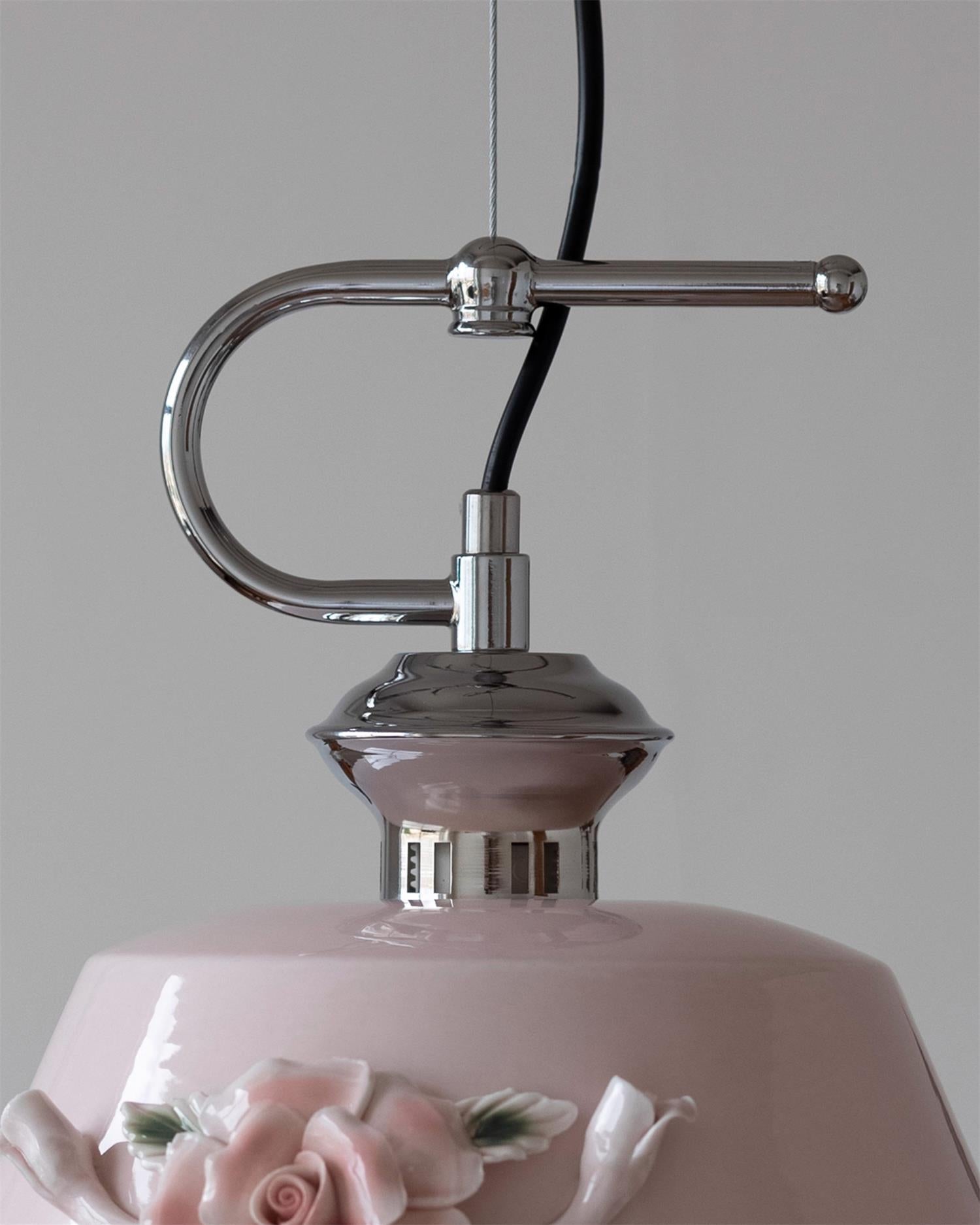 Camellia Suspension Céramique Vintage