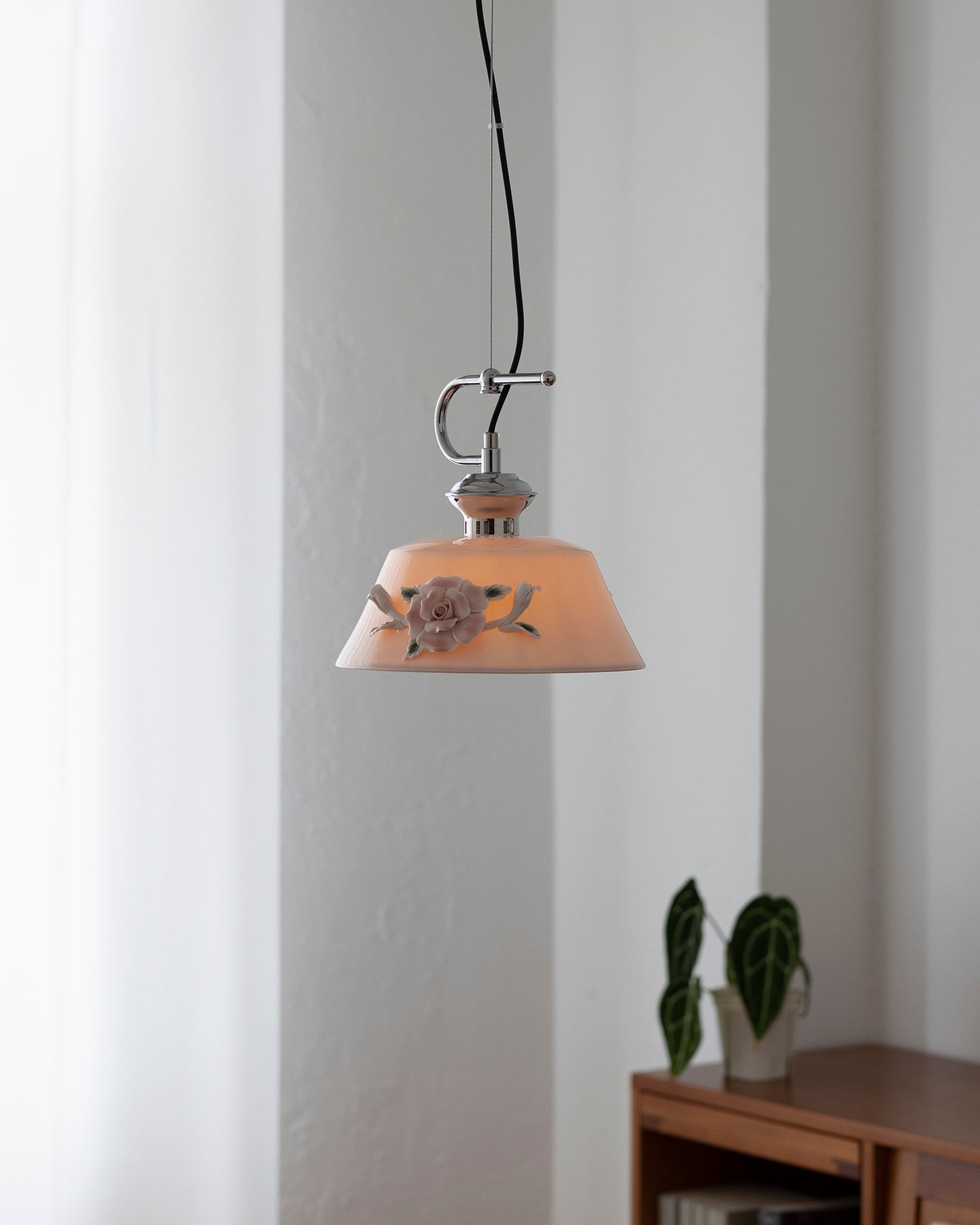 Camellia Suspension Céramique Vintage