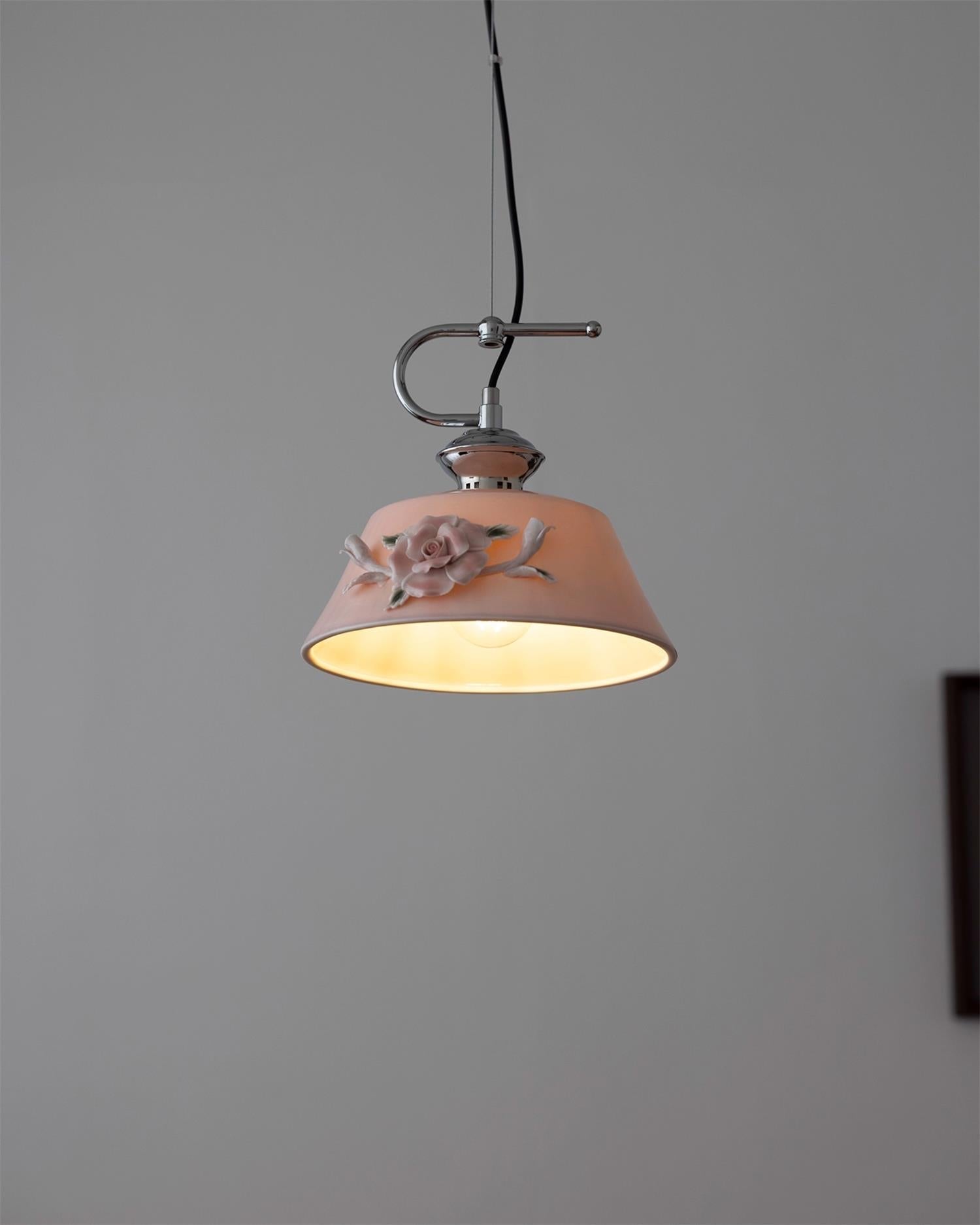 Camellia Suspension Céramique Vintage