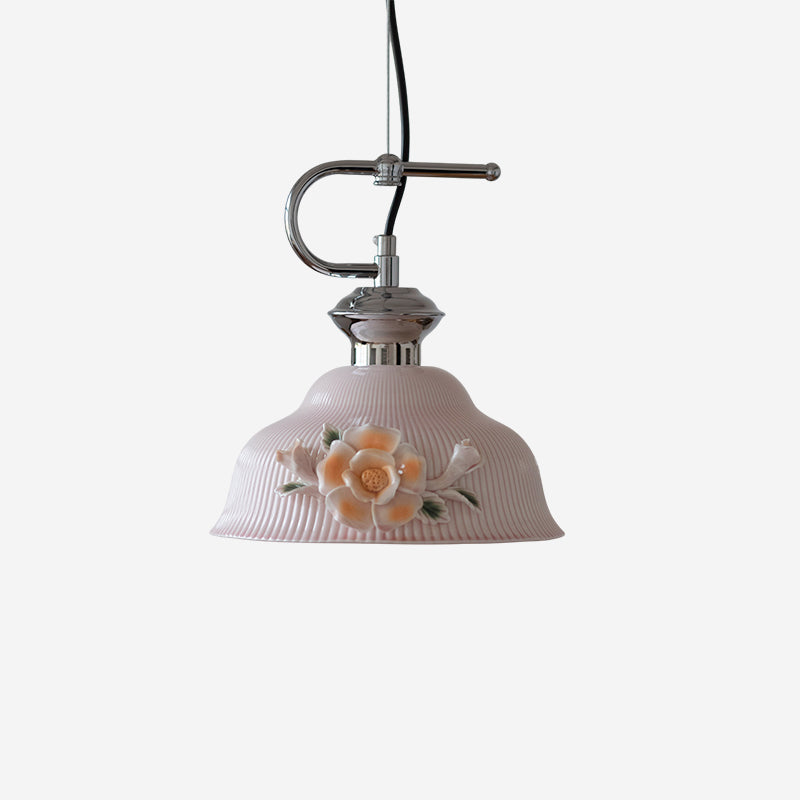 Camellia Suspension Céramique Vintage
