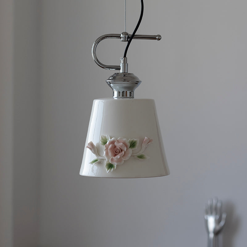 Camellia Suspension Céramique Vintage