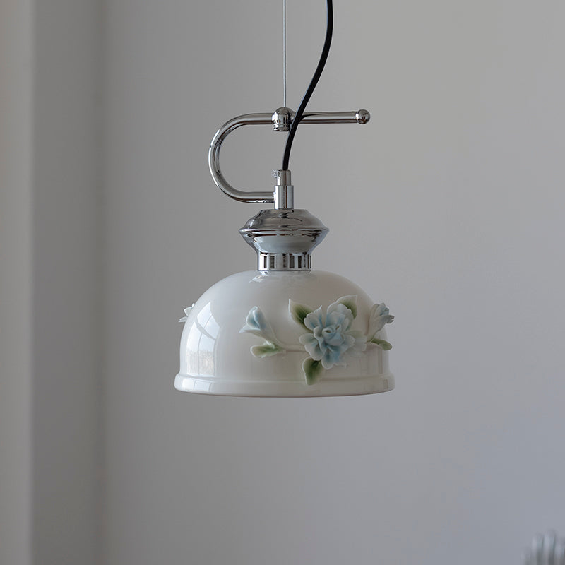 Camellia Suspension Céramique Vintage