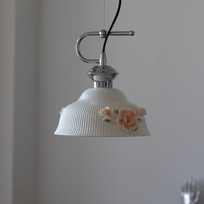Camellia Suspension Céramique Vintage