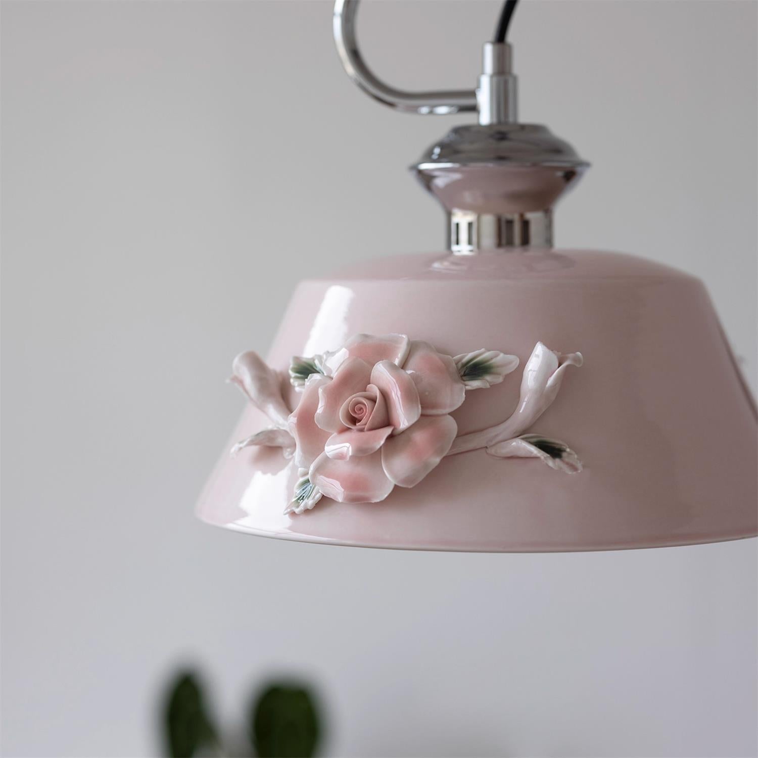 Camellia Suspension Céramique Vintage