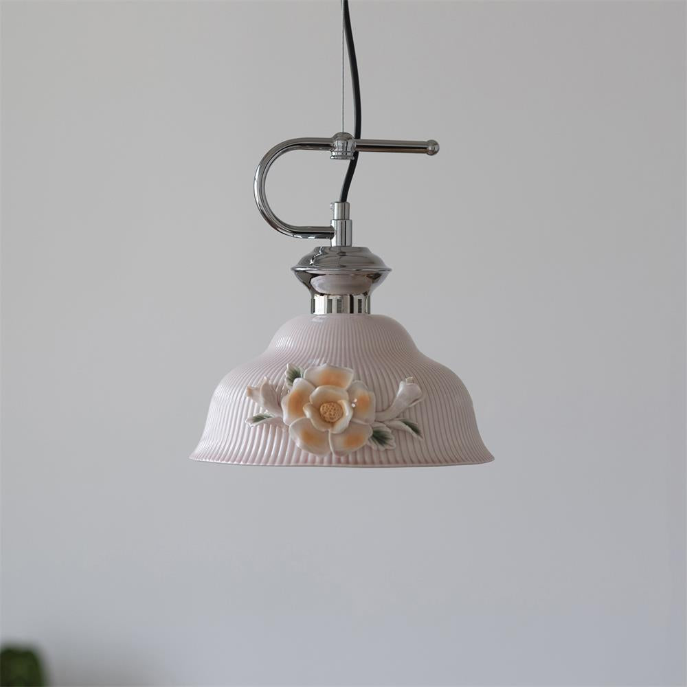Camellia Suspension Céramique Vintage