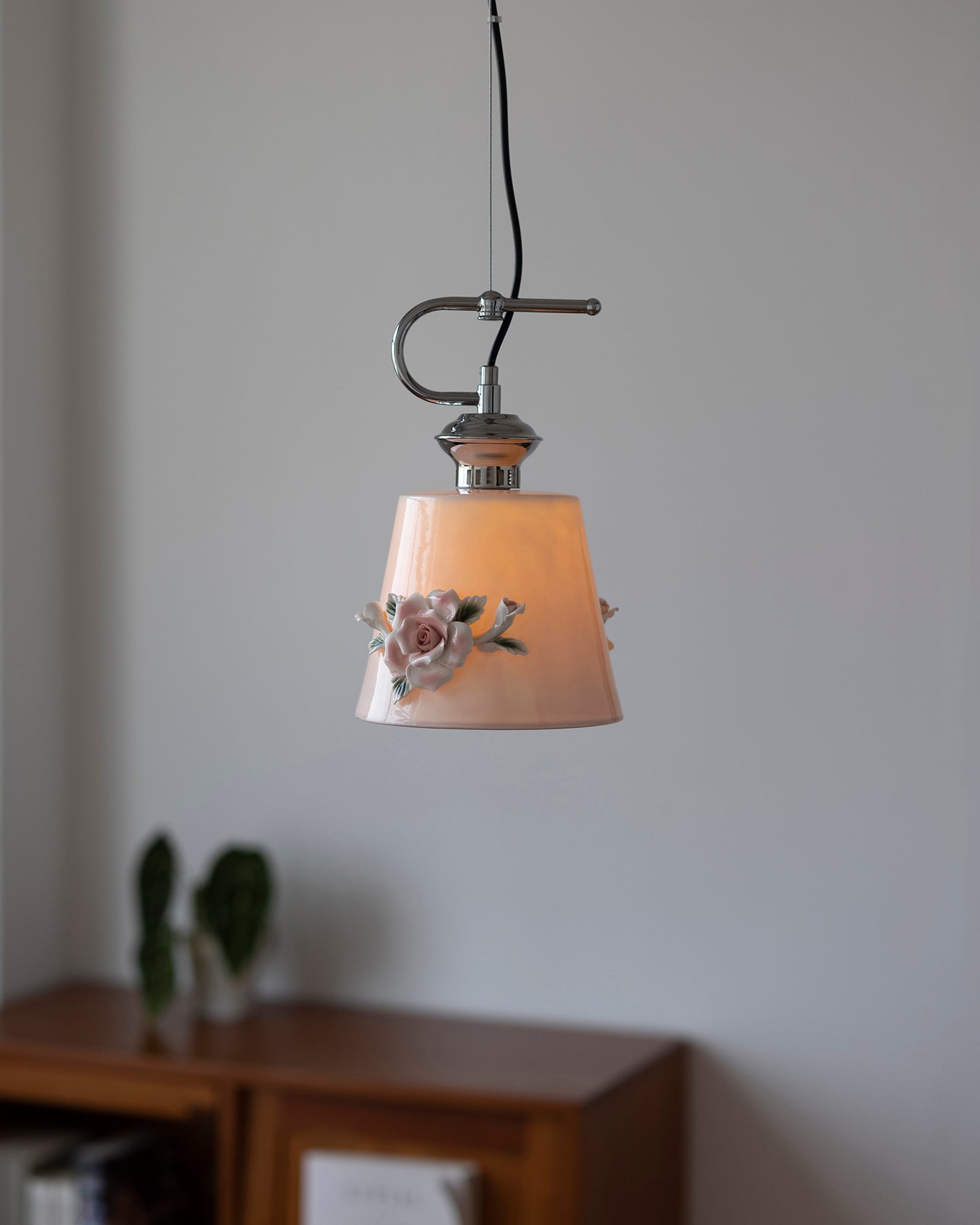 Camellia Suspension Céramique Vintage