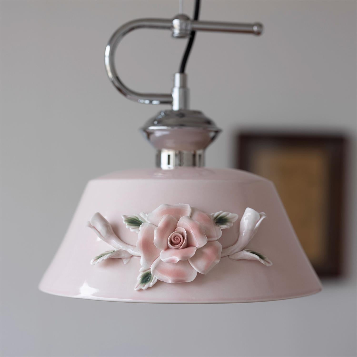 Camellia Suspension Céramique Vintage