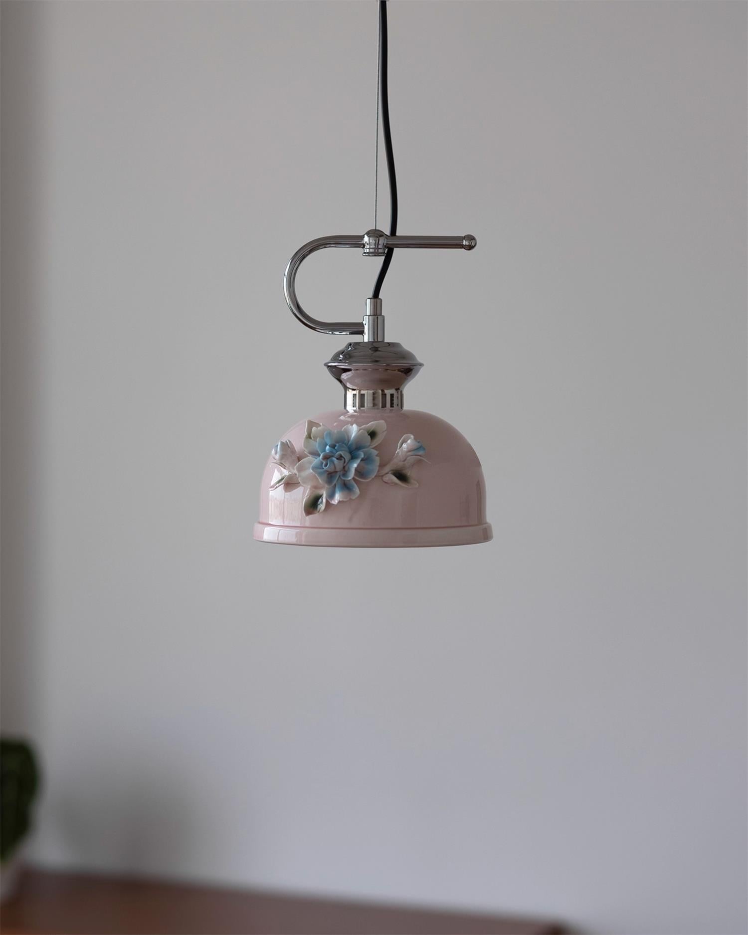 Camellia Suspension Céramique Vintage