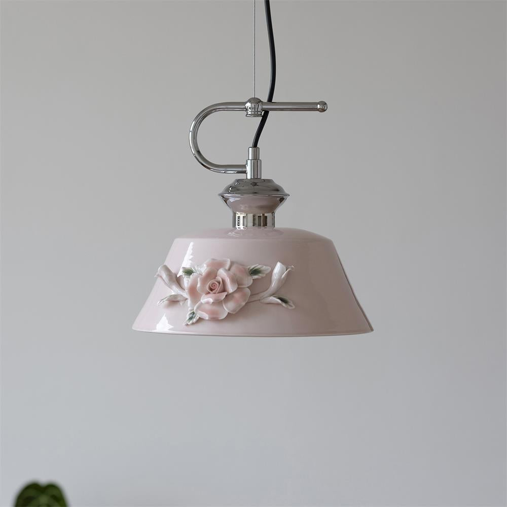 Camellia Suspension Céramique Vintage