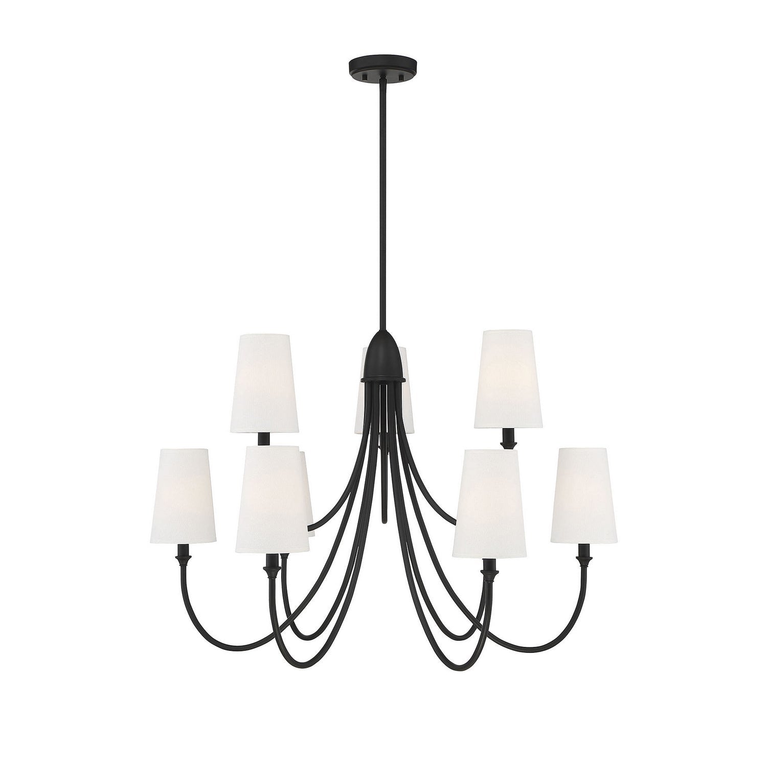 Premium Lustre Lumin Style Vintage-Industriel en Tissu et Métal