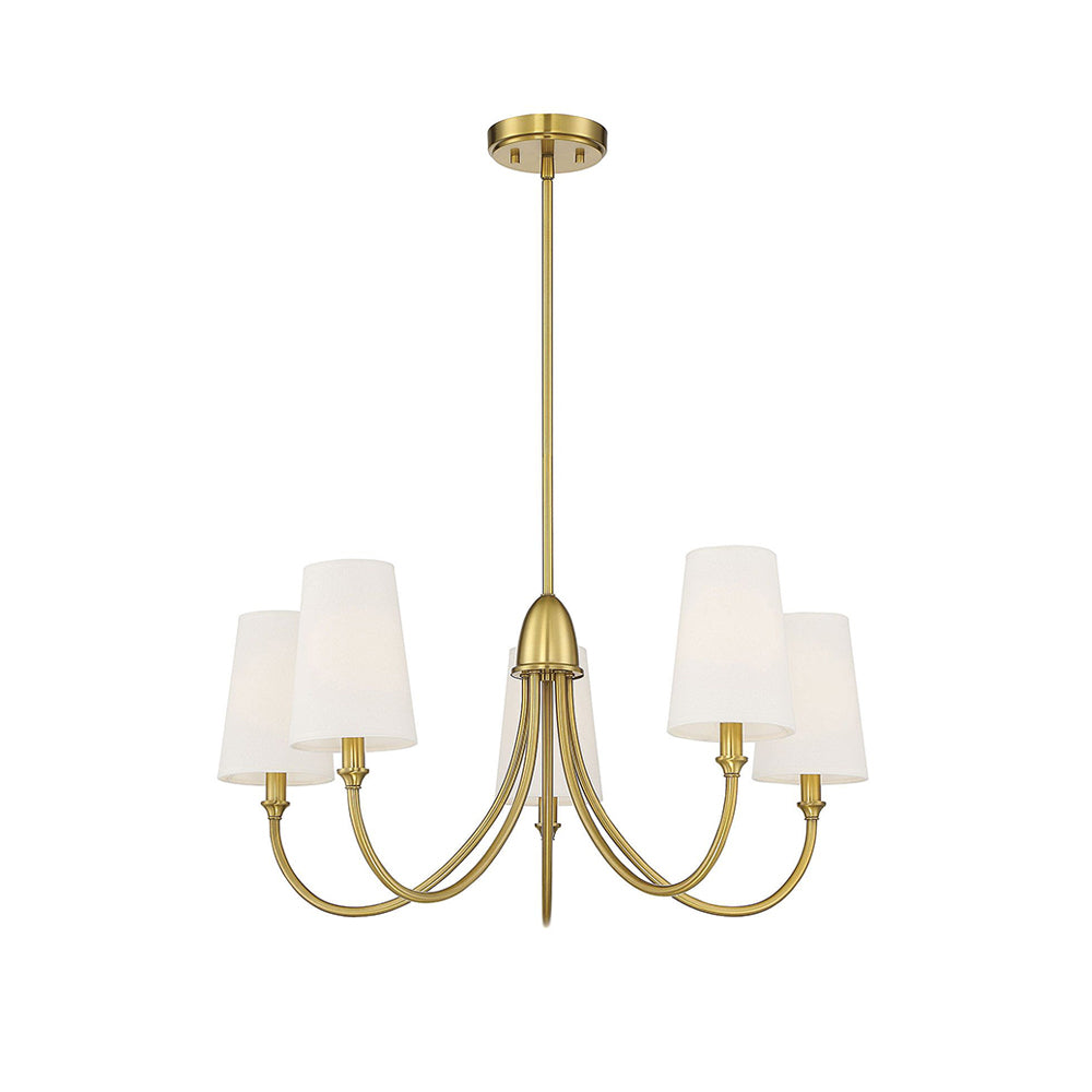 Premium Lustre Lumin Style Vintage-Industriel en Tissu et Métal
