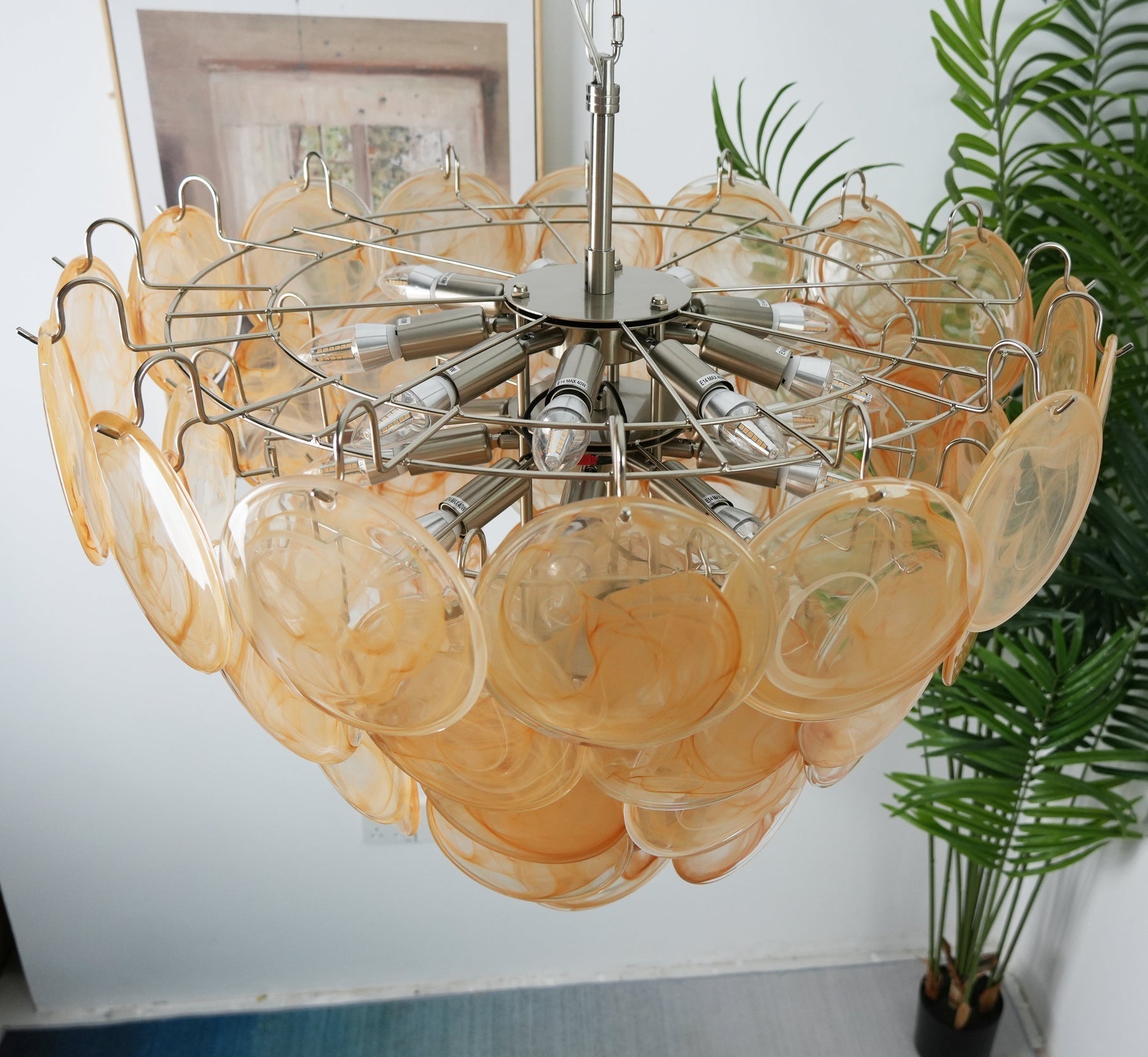 Noctis Lustre en Verre Murano Élégance Premium