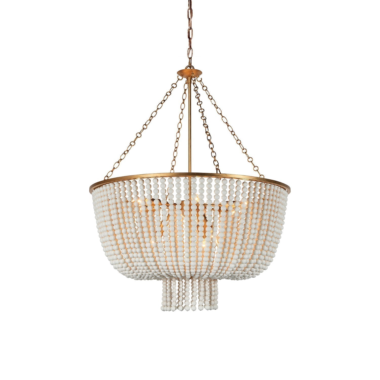 Opal Lustre en Métal et Bois de Luxe Postmoderne