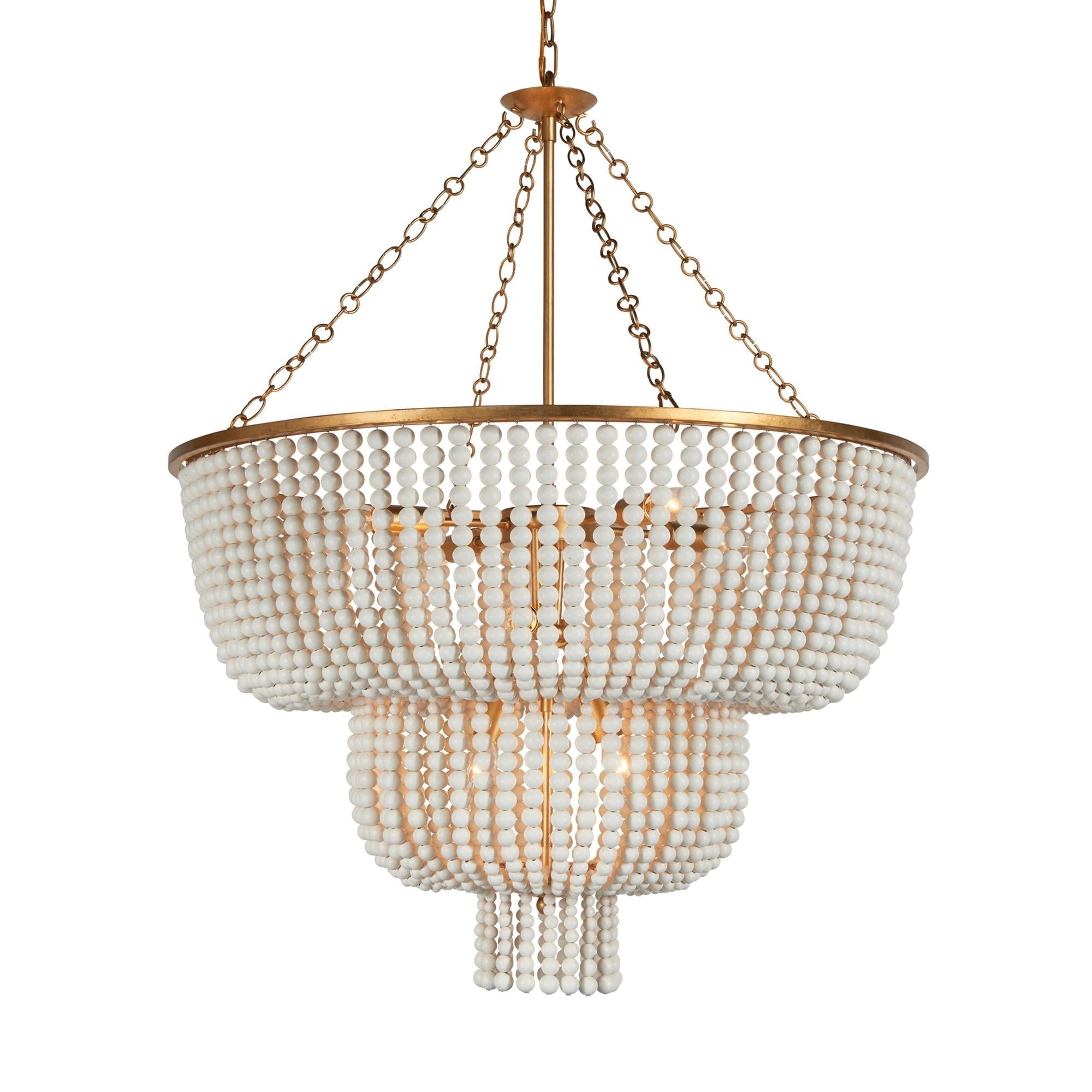 Opal Lustre en Métal et Bois de Luxe Postmoderne