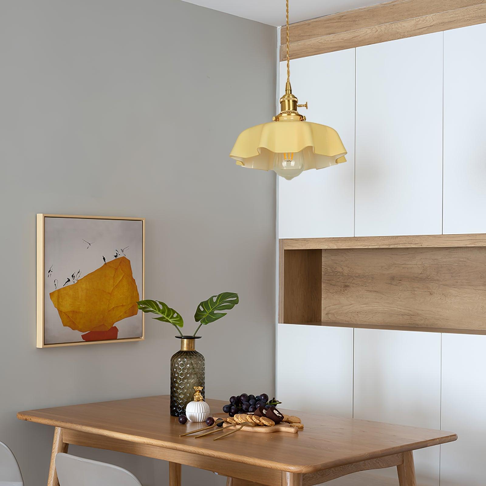 Civen Suspension Fleur  Verre