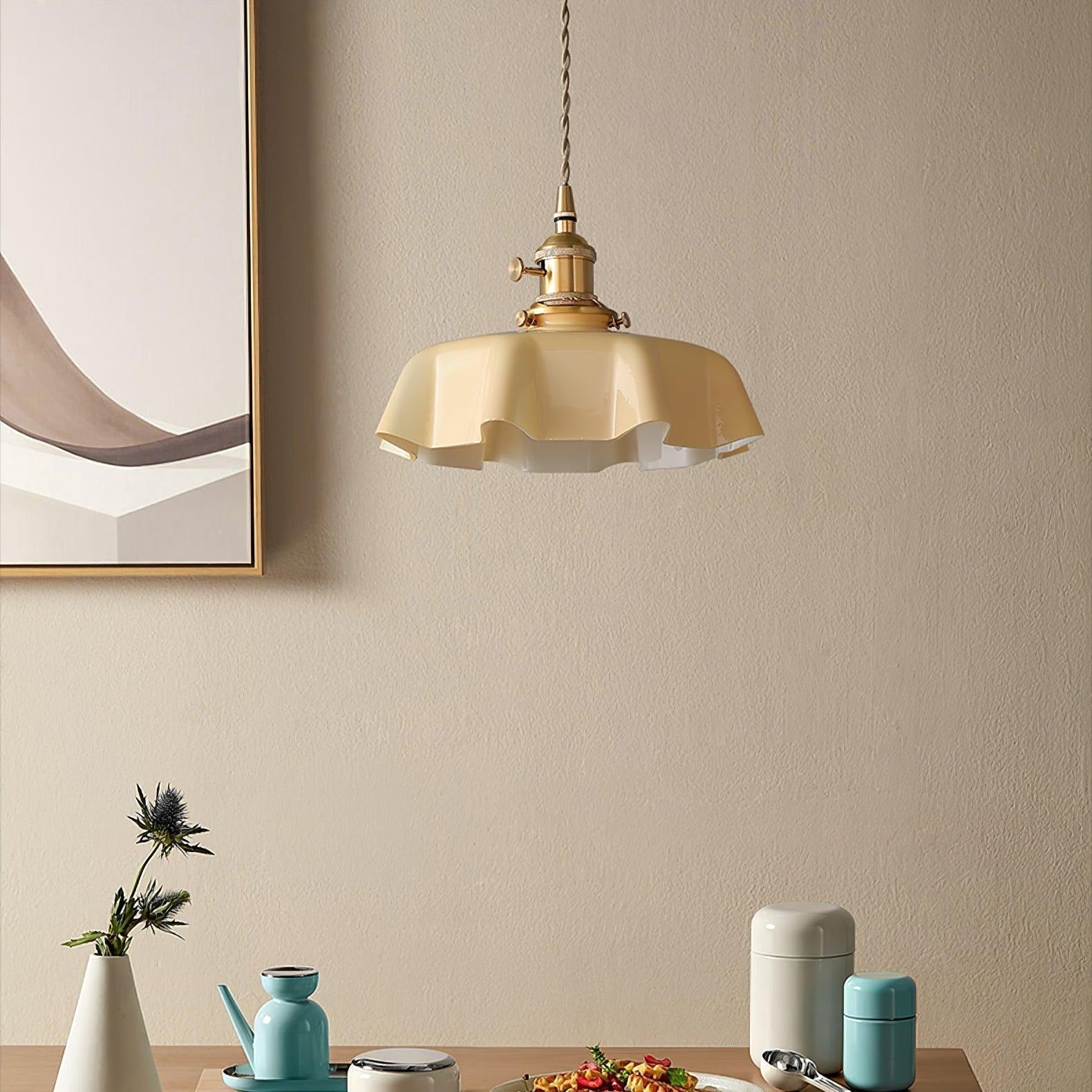 Civen Suspension Fleur  Verre