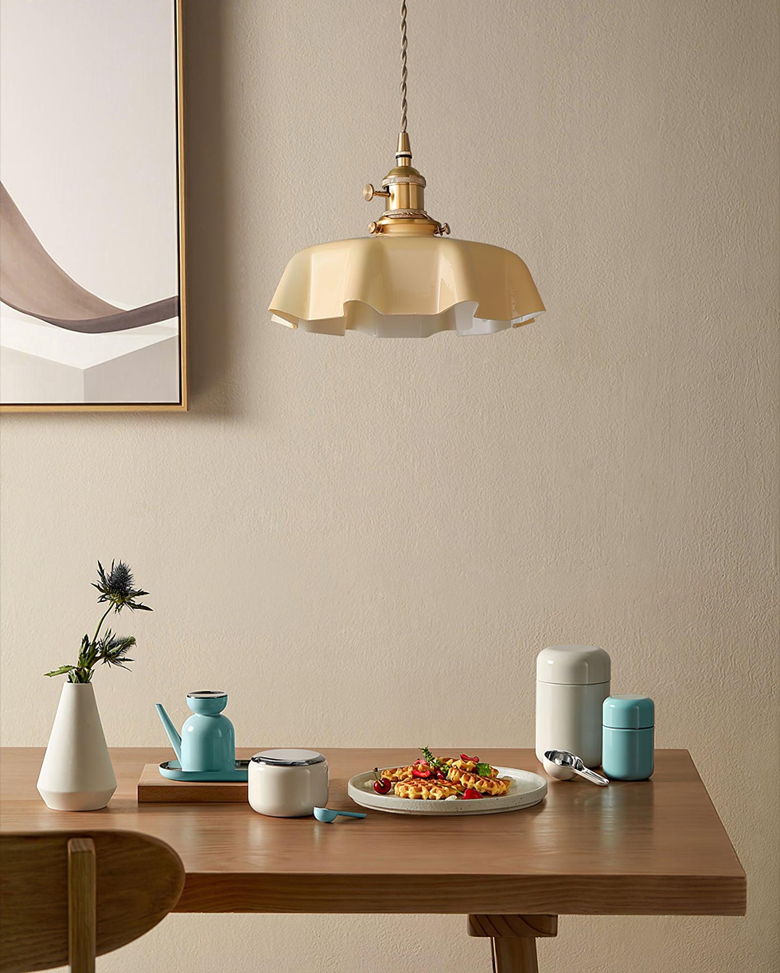 Lustra Suspension Fleur Française pour Salle à Manger