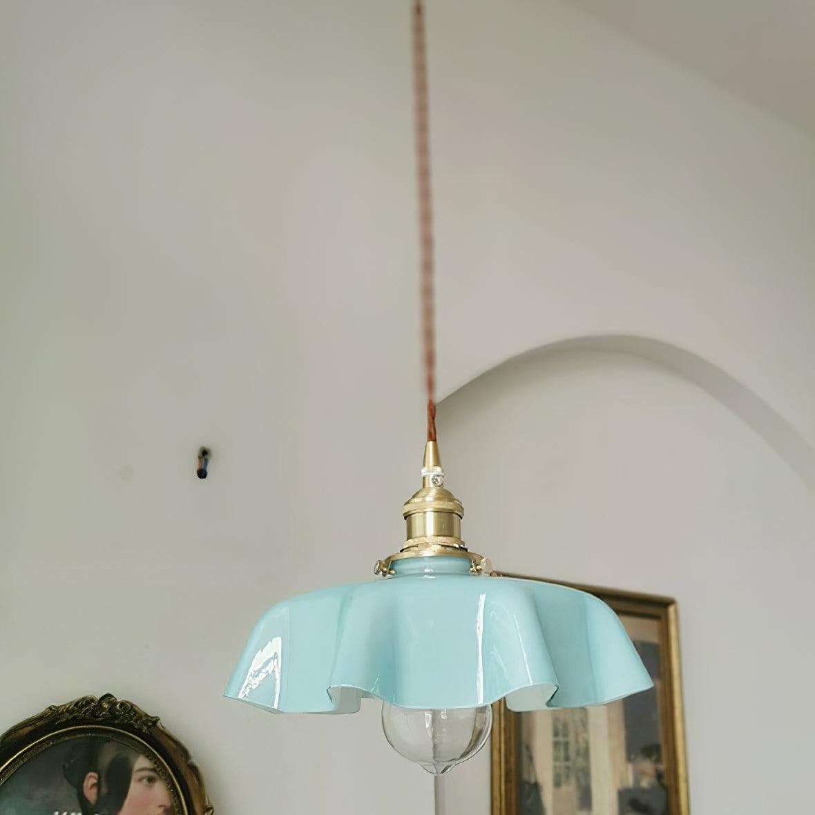 Civen Suspension Fleur  Verre
