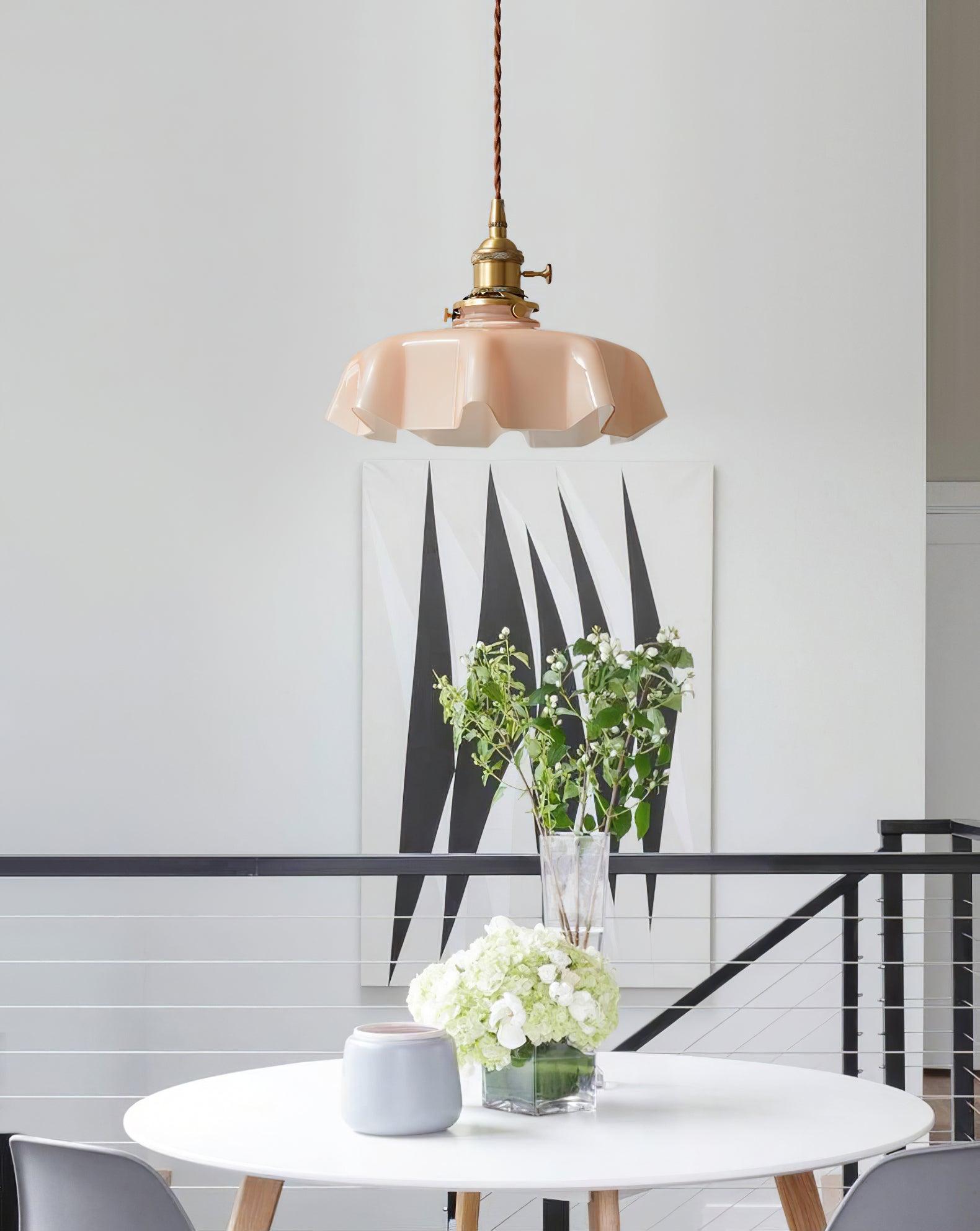 Lustra Suspension Fleur Française pour Salle à Manger