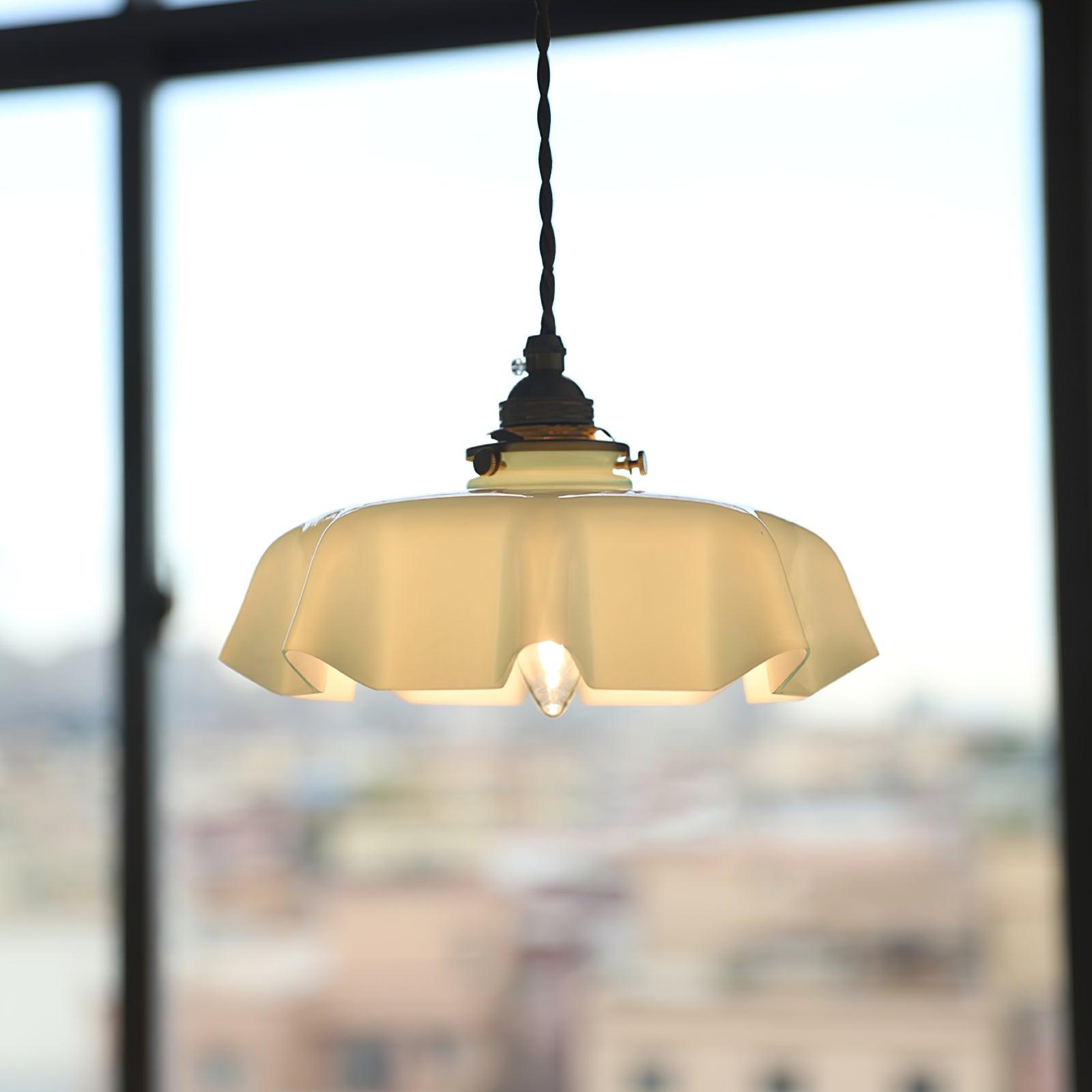 Civen Suspension Fleur  Verre