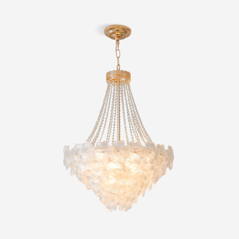 Campina Lustre Cristal Fleur Superposé