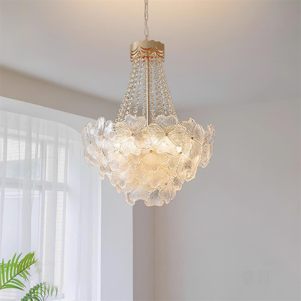 Campina Lustre Cristal Fleur Superposé