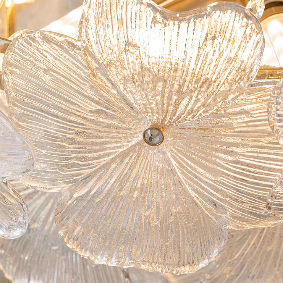 Campina Lustre Cristal Fleur Superposé