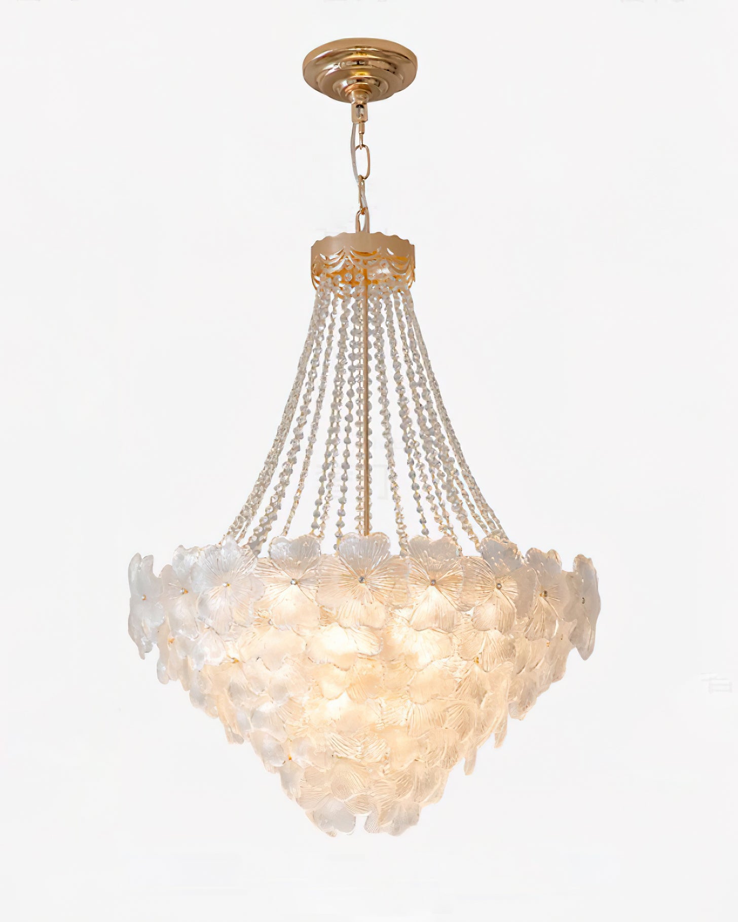 Campina Lustre Cristal Fleur Superposé
