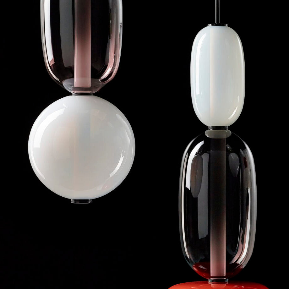 Cunorara Prime Art Coloré Verre Lustre