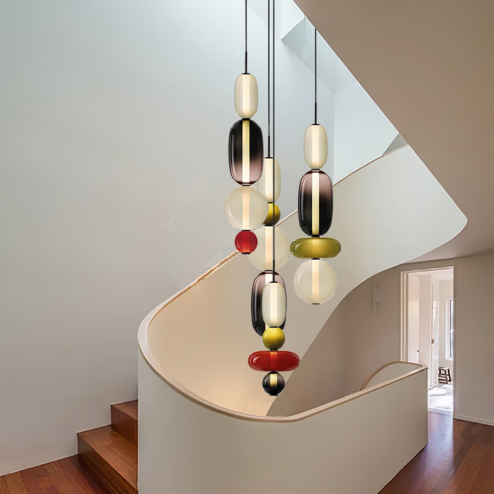 Noxic Suspension Artistique en Verre et Acrylique