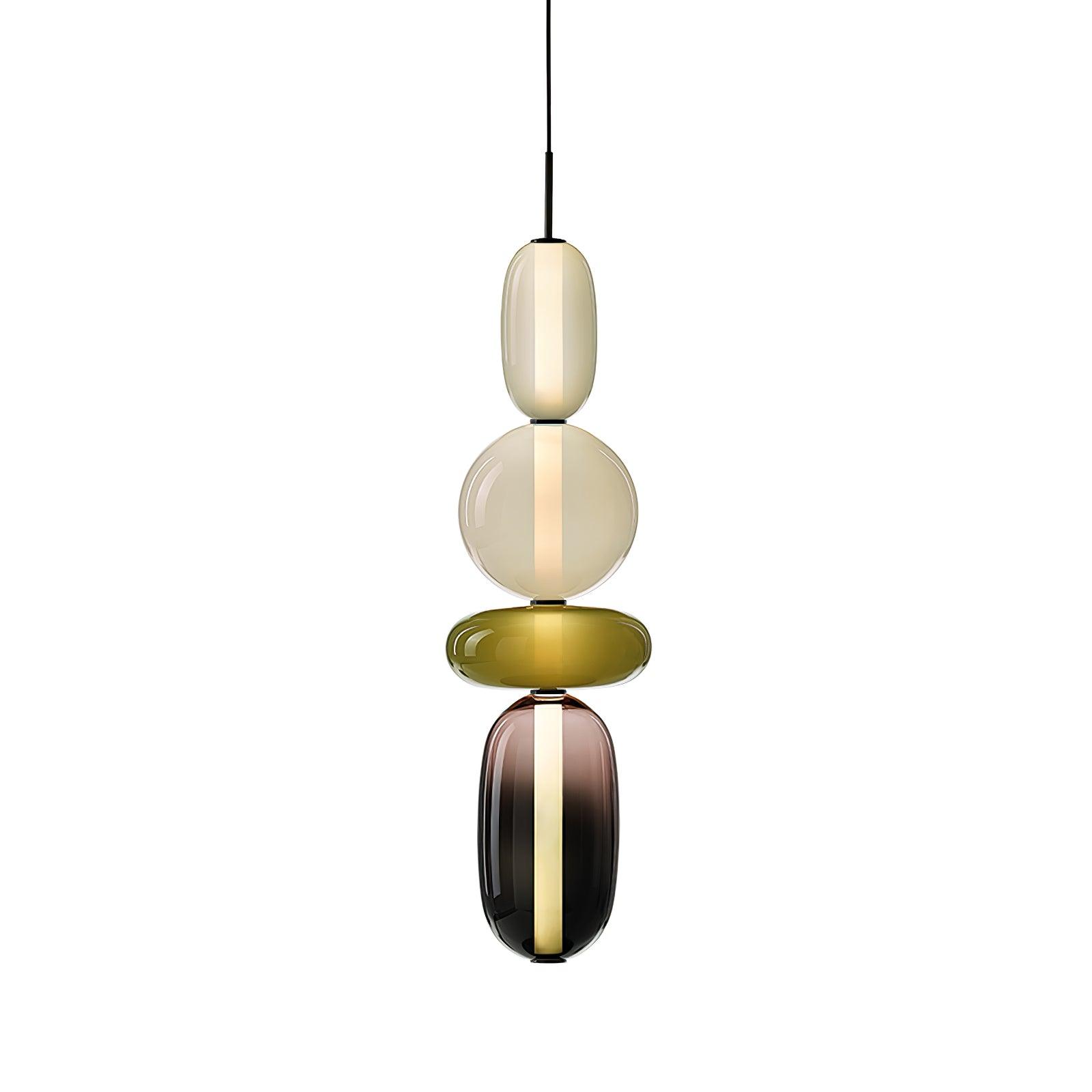 Noxic Suspension Artistique en Verre et Acrylique