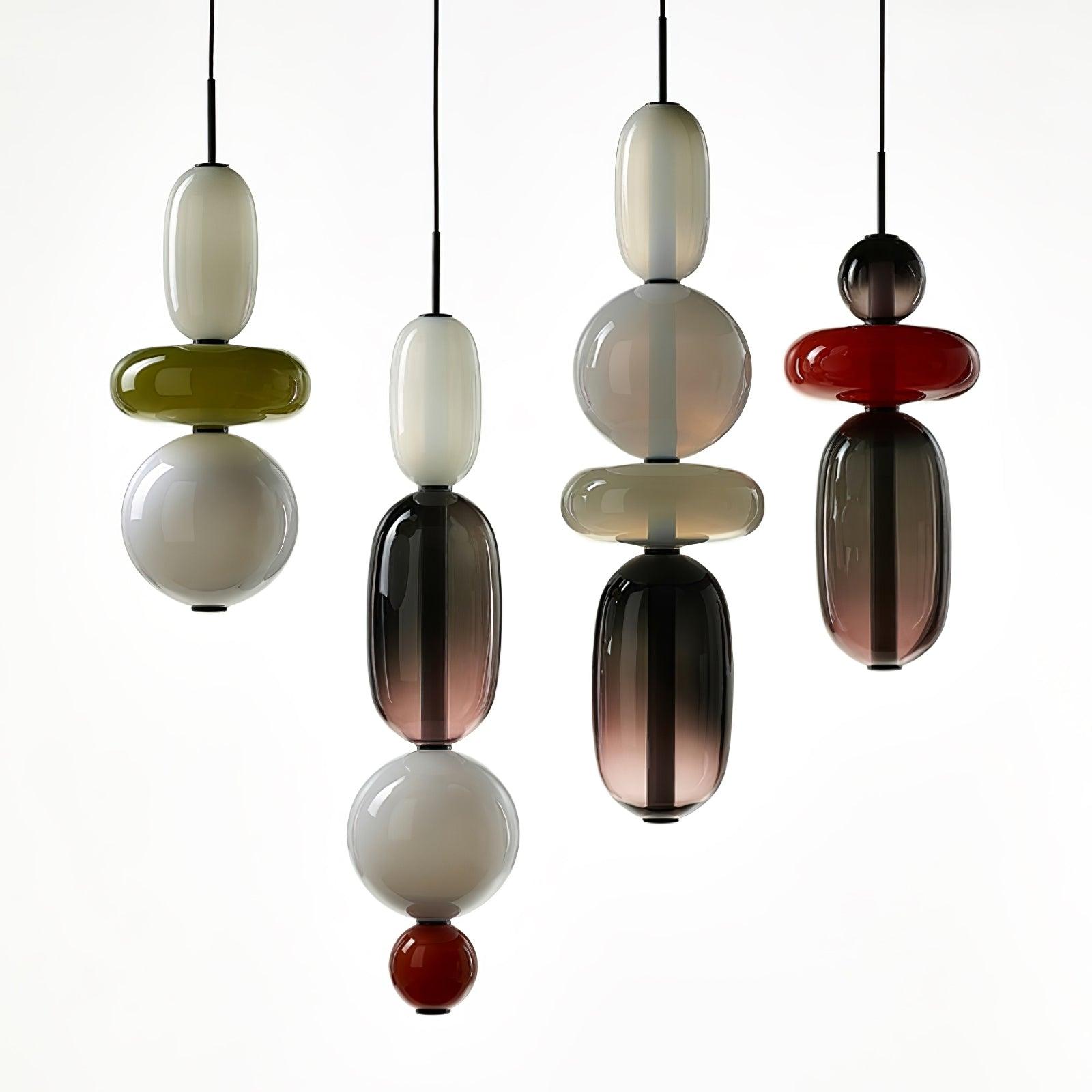 Noxic Suspension Artistique en Verre et Acrylique