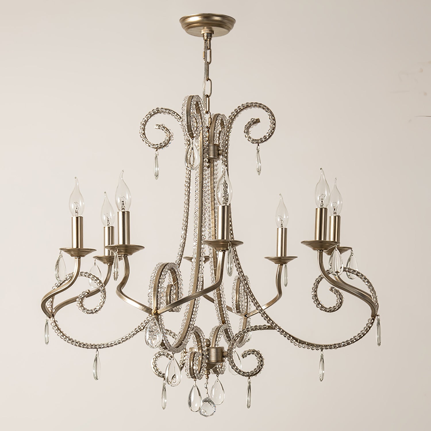 Elysara Crystal Bougie Lustre