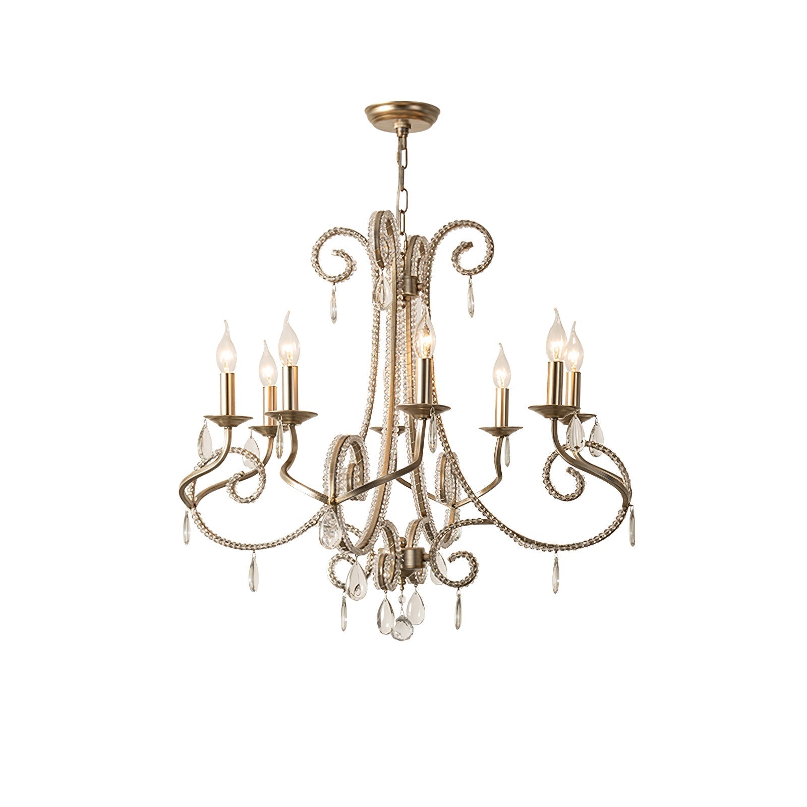 Elysara Crystal Bougie Lustre