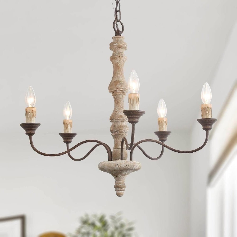 Aurora Lustre Bougeoir Ferme Rustique