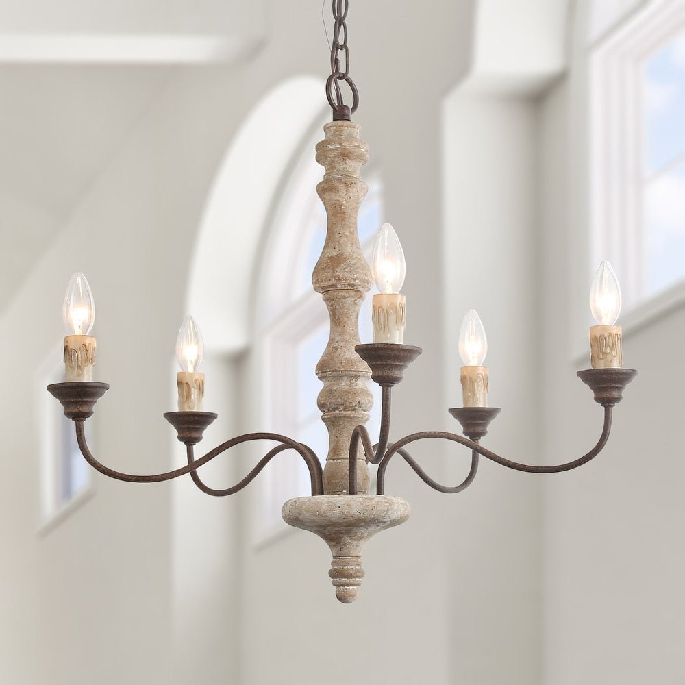 Aurora Lustre Bougeoir Ferme Rustique