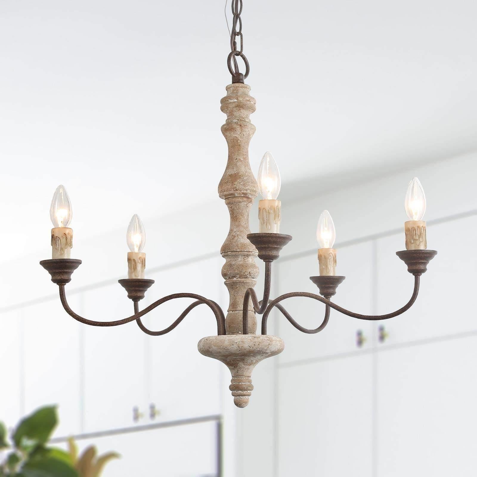 Aurora Lustre Bougeoir Ferme Rustique