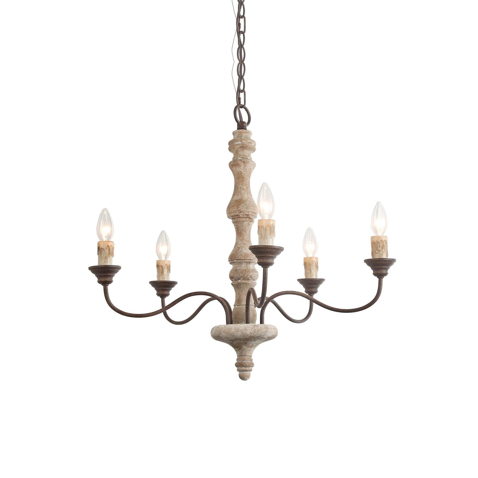 Aurora Lustre Bougeoir Ferme Rustique