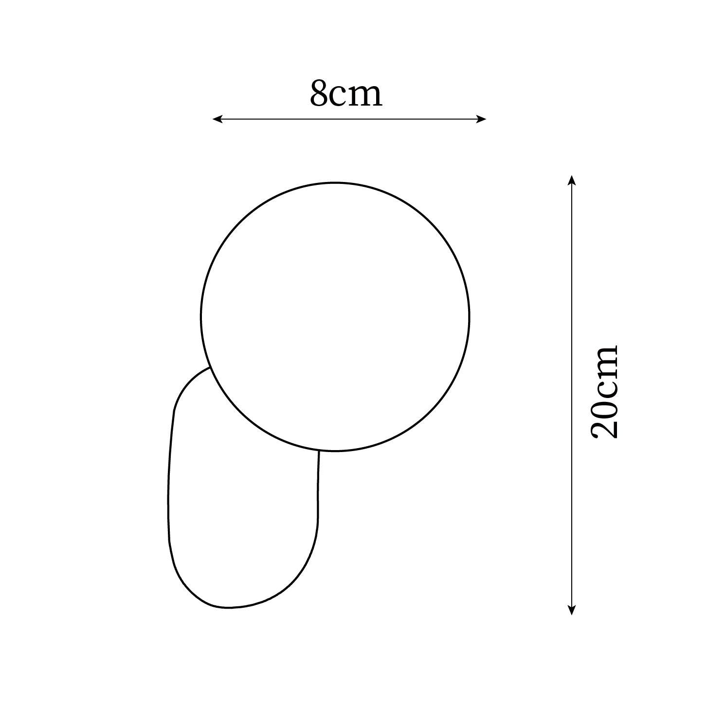 Lunara Applique Murale Globe Minimaliste