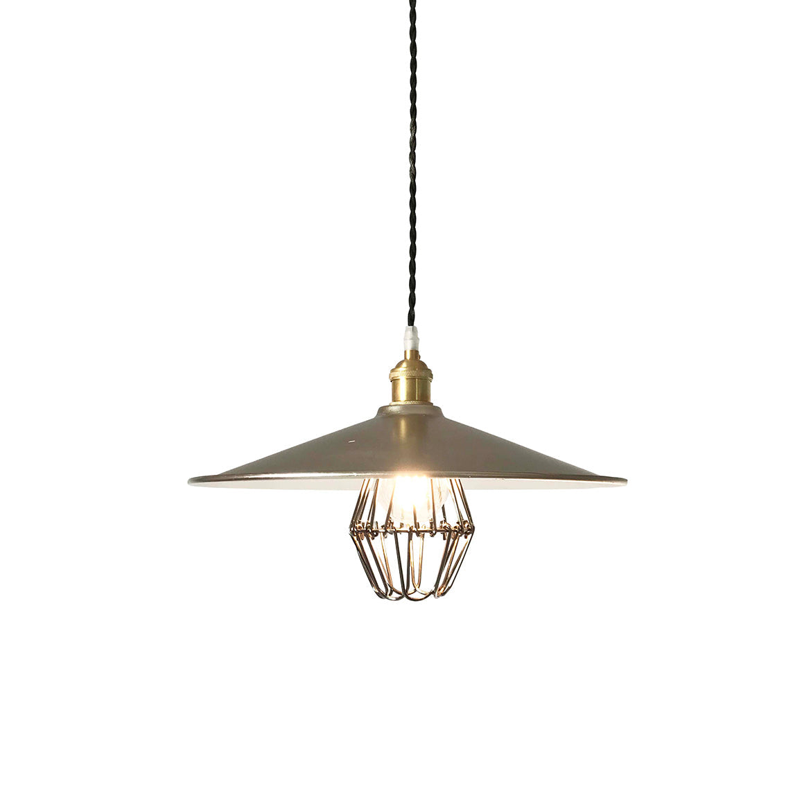 Stella Suspension en Métal Artistique Industriel Vintage