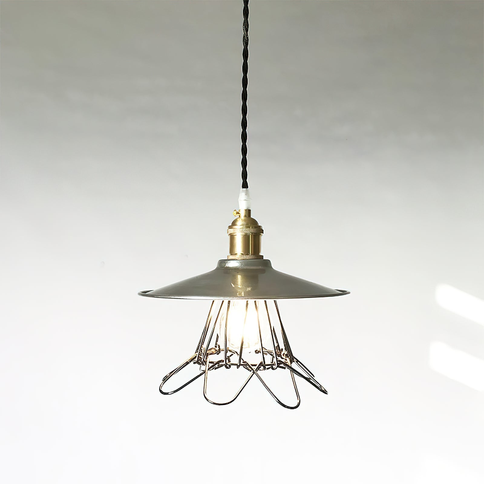 Stella Suspension en Métal Artistique Industriel Vintage