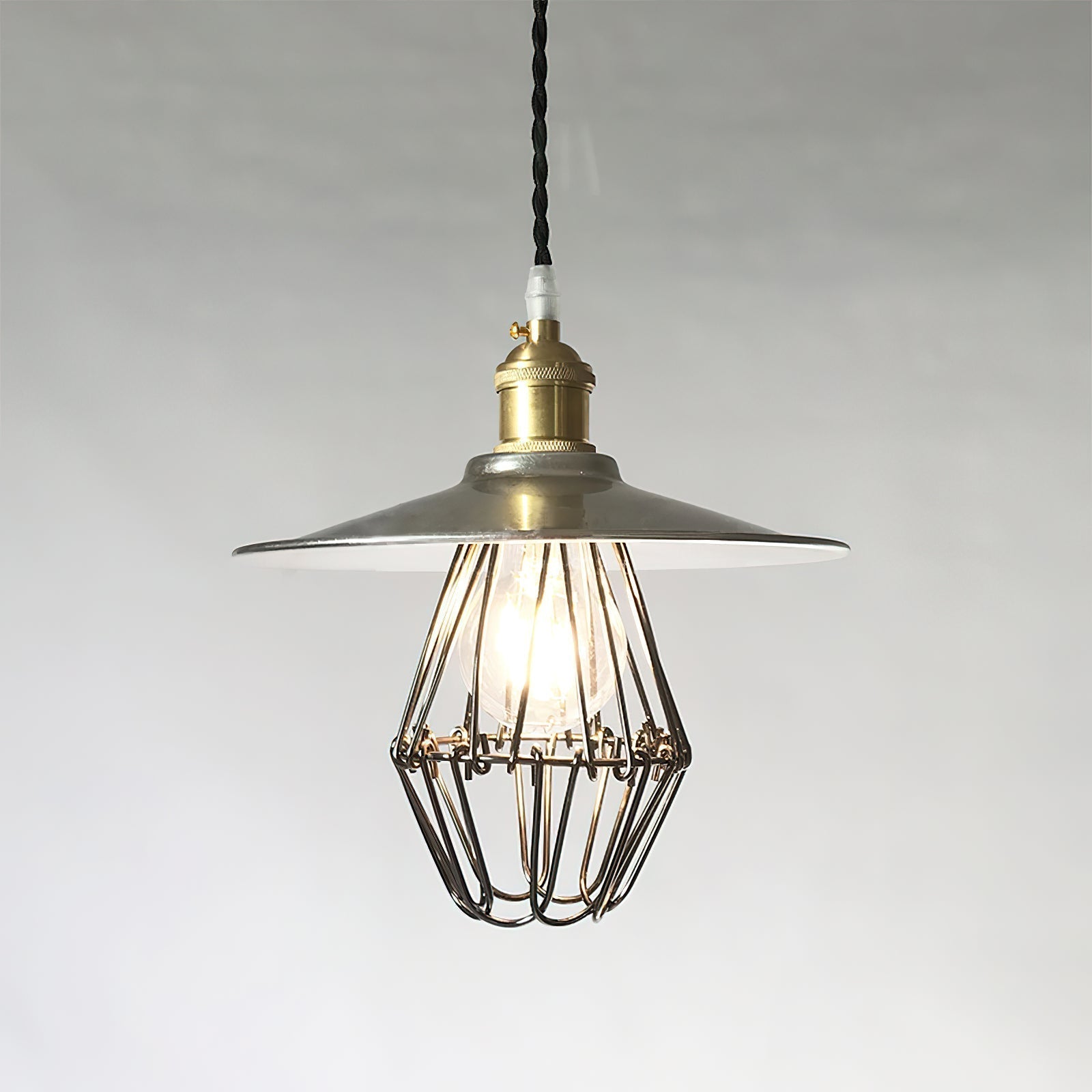 Stella Suspension en Métal Artistique Industriel Vintage