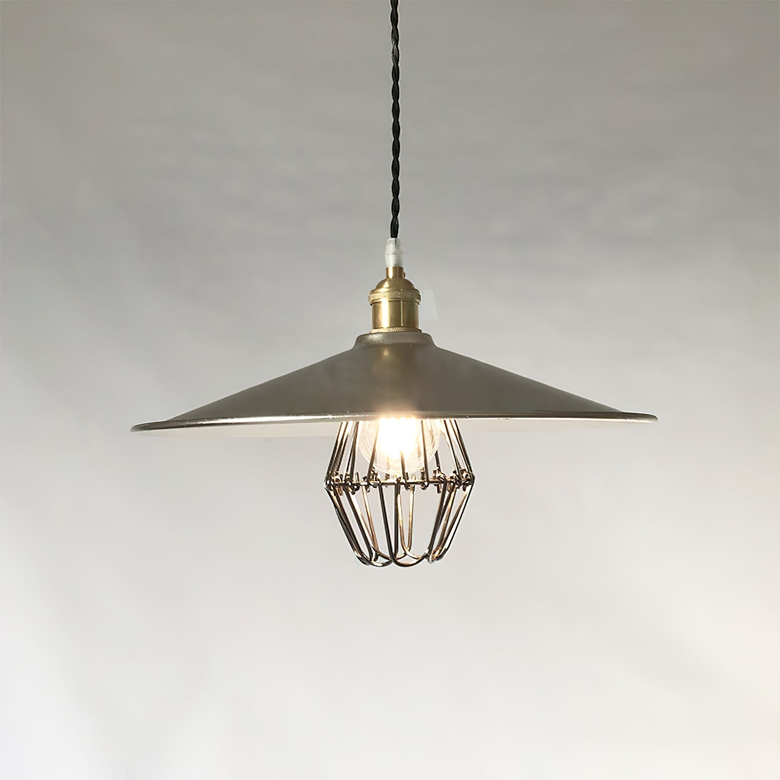 Stella Suspension en Métal Artistique Industriel Vintage