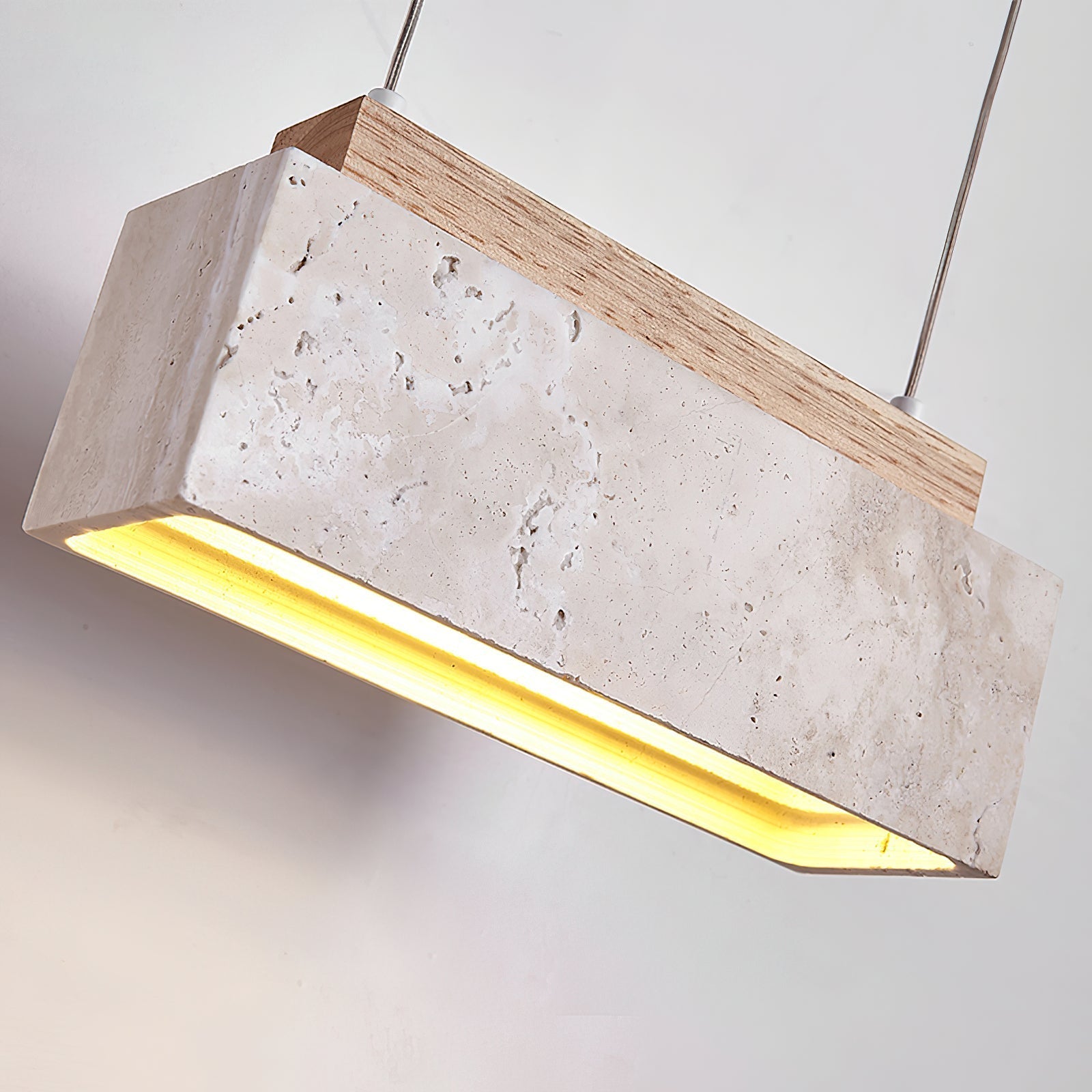 Ciraeila Suspension Rectangulaire en Travertin