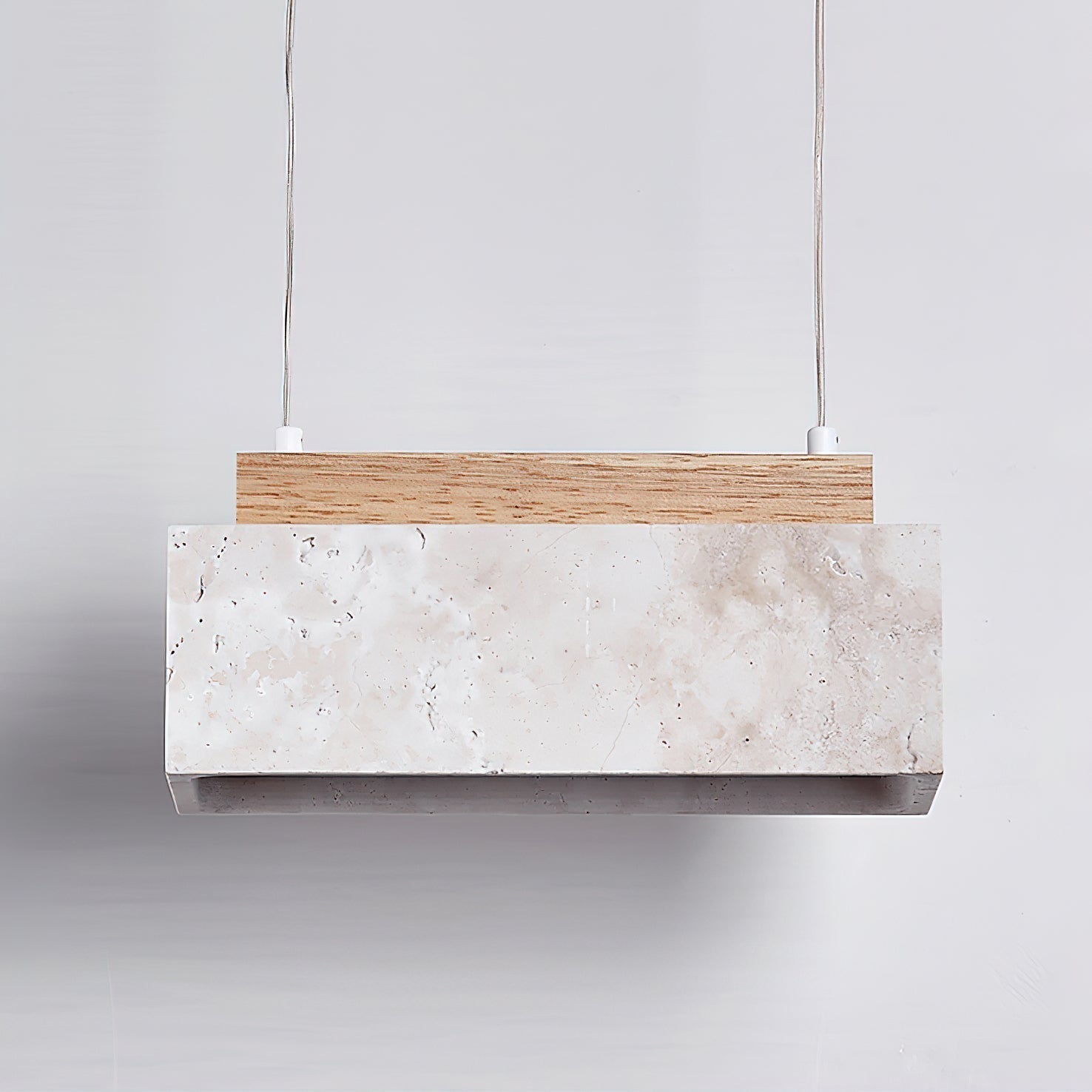Ciraeila Suspension Rectangulaire en Travertin