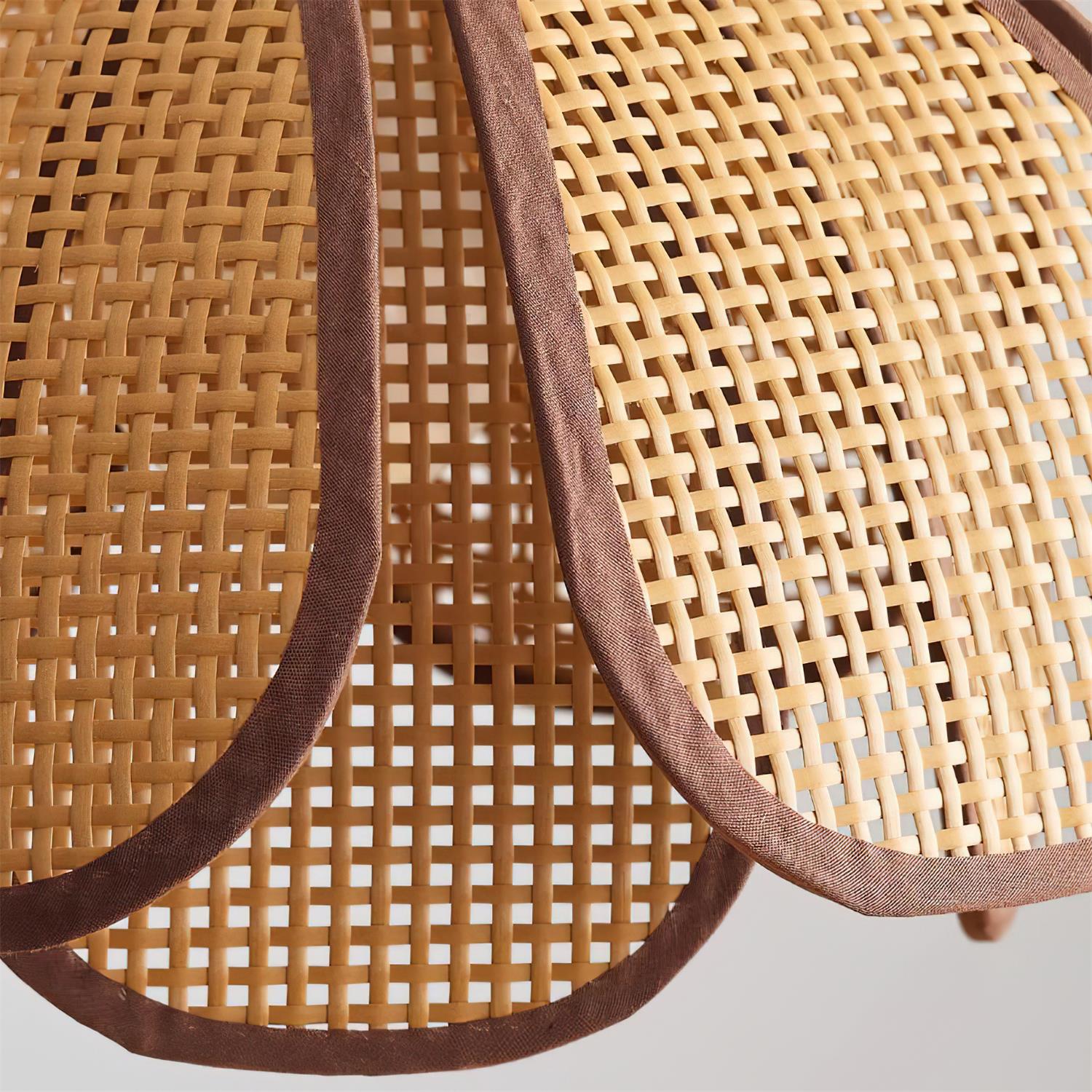 Capelina Suspension Pétale en Bois Moderne